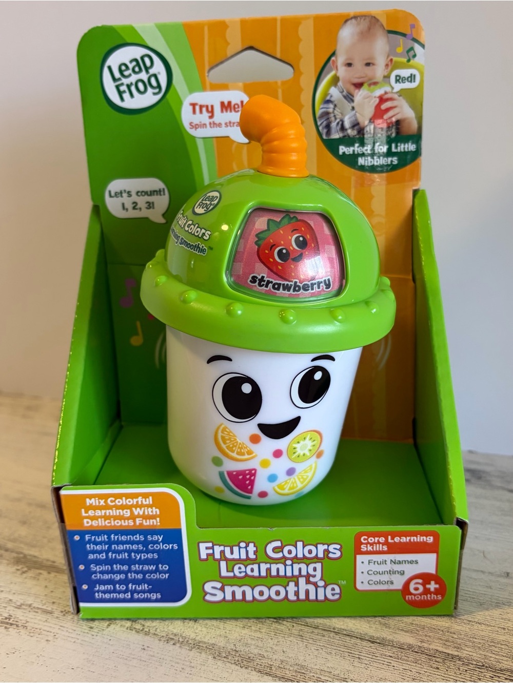 LeapFrog Fruit Colors Learning Smoothie NEW